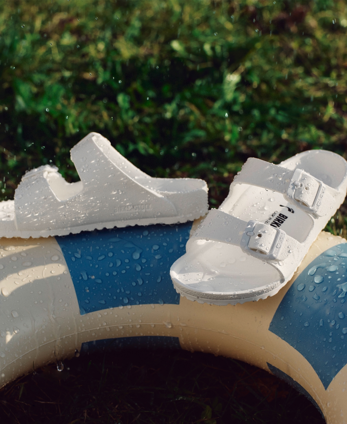 Birkenstock Women's Arizona Essentials Eva Two-strap Sandals From Finish Line In Blue