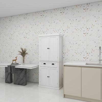 Four Doors And A Drawer Cabinet Ordinary Slotted Models