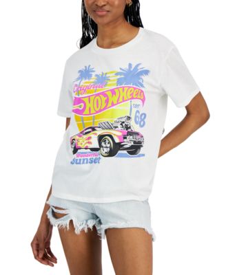 Love Tribe - Juniors' Tropical Hot Wheels Crewneck Tee