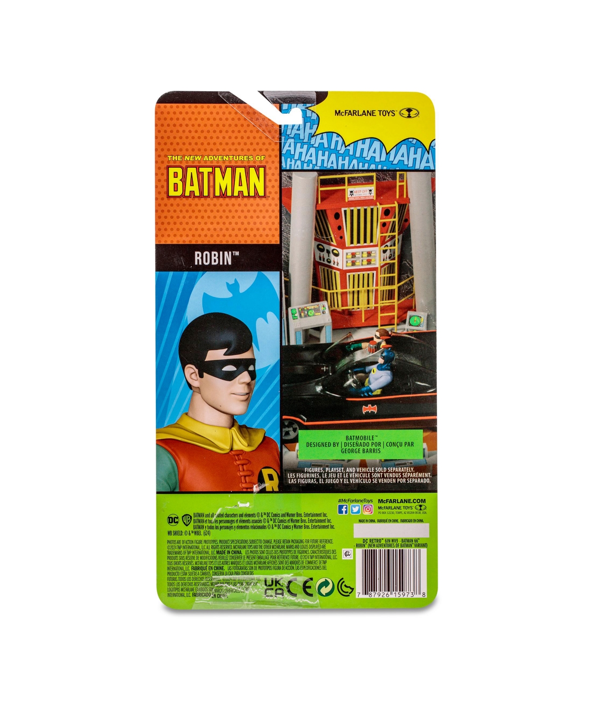 Dc Retro 6IN Wave 9 - Batman 66 - Robin (New Adventures of Batman Variant)