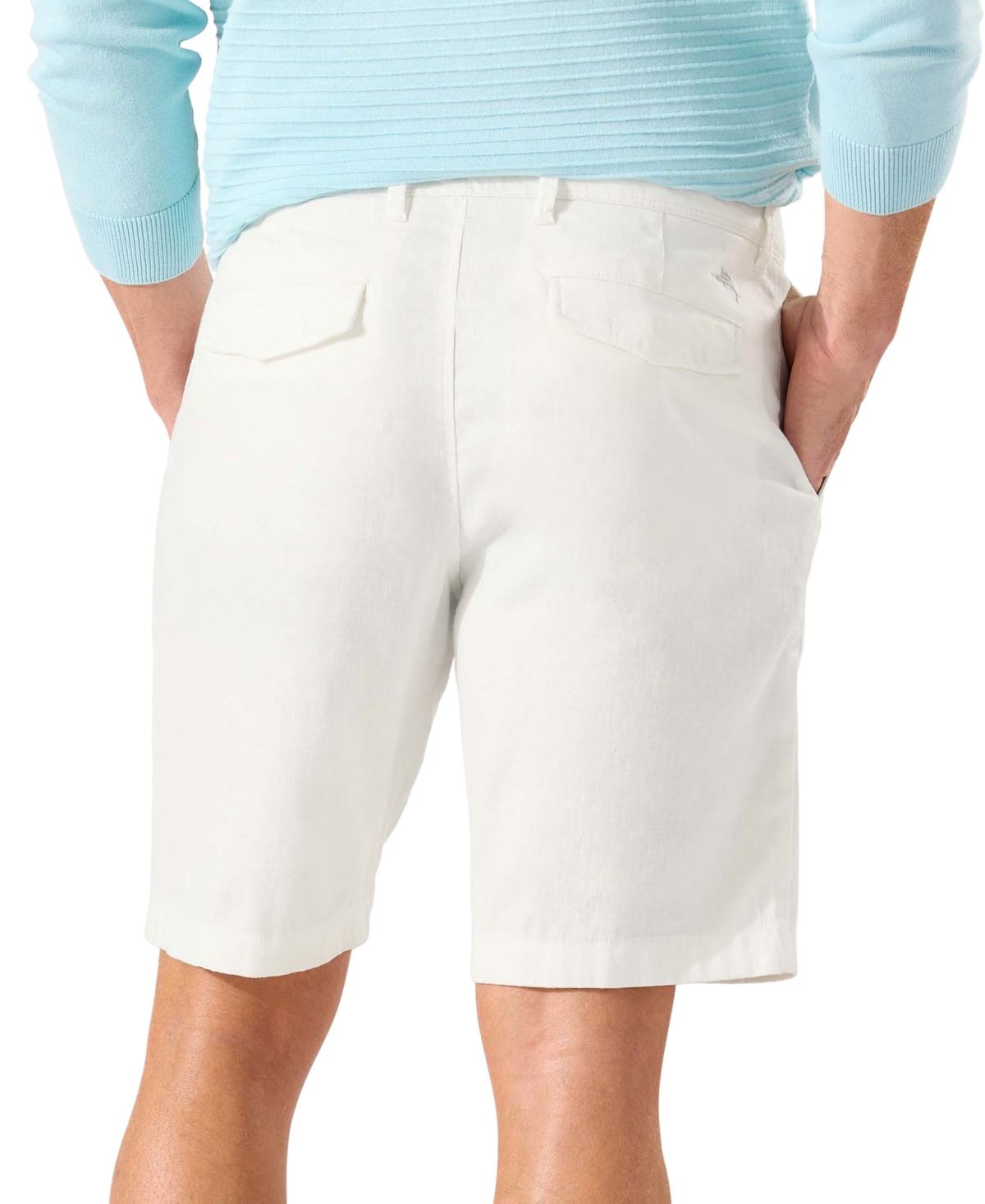 Tommy Bahama Men's Beach Coast Flat-Front Yarn-Dyed 10