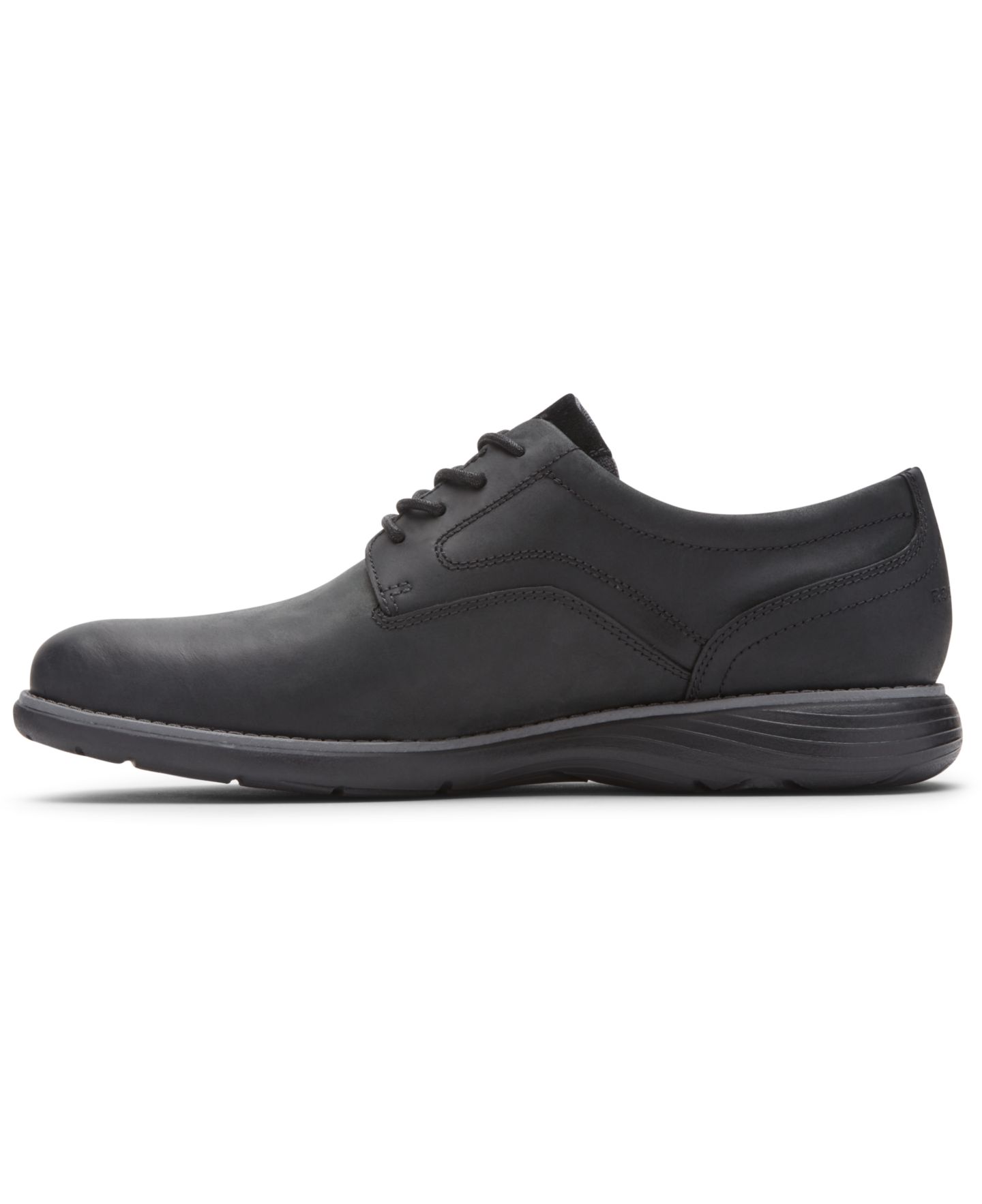 Мужские туфли Rockport Garett Plain Toe Oxford, цвет: Чёрный — фото 12