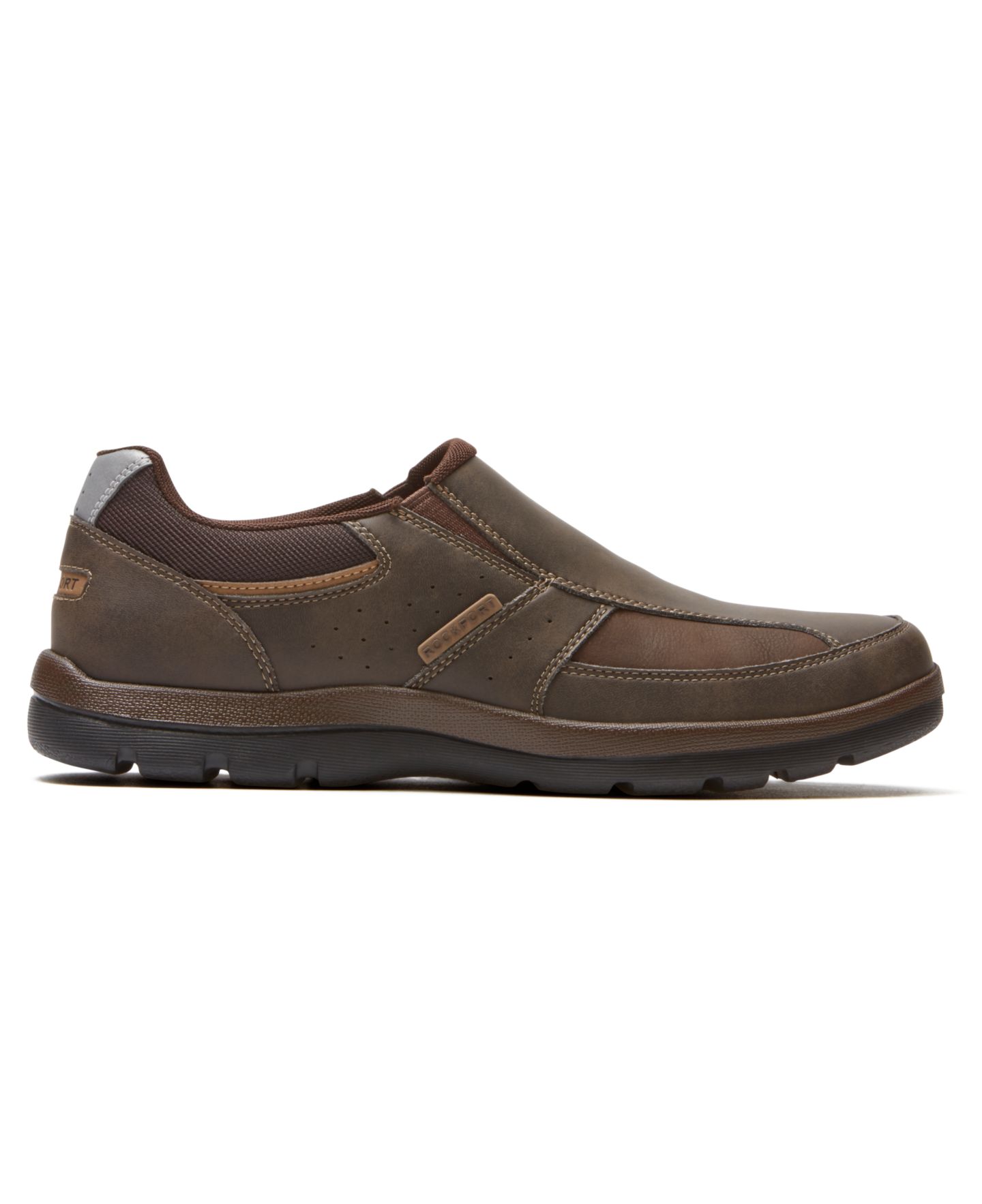 Мужские кроссовки Rockport Get Your Kicks Slip On, цвет: Коричневый — фото 3
