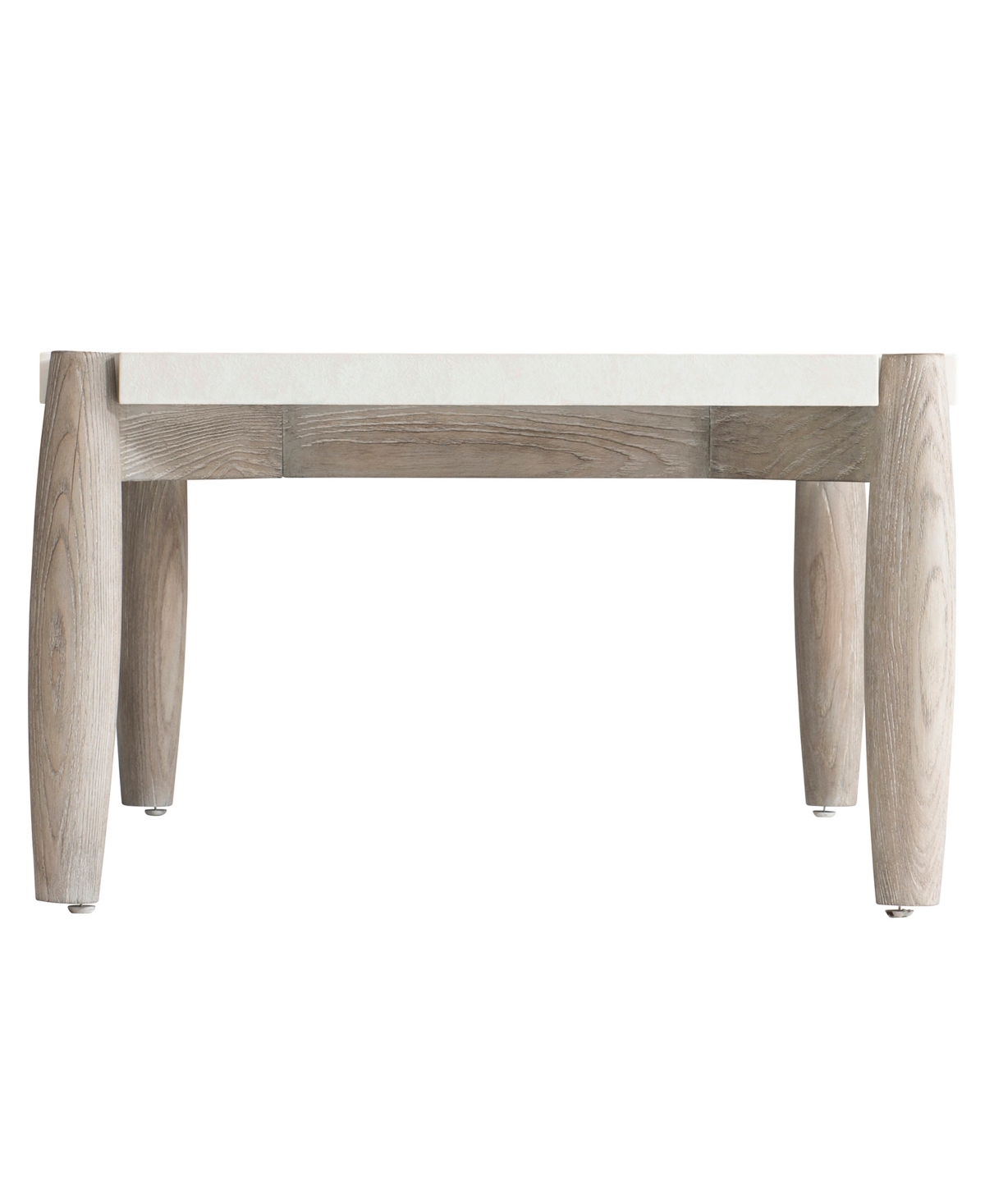 Bernhardt Closeout! Tycer 54" Stone Cocktail Table In Weathered Greige Base,faux Stone Top