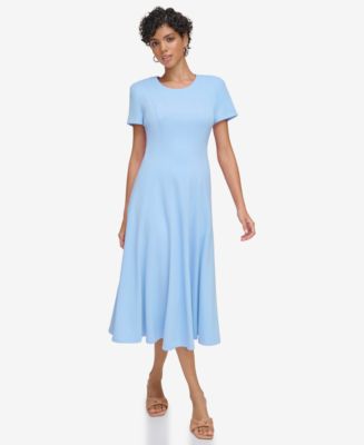 Midi Dress Macys Womens Calvin Klein Dresses Calvin Klein Belted Midi Dress