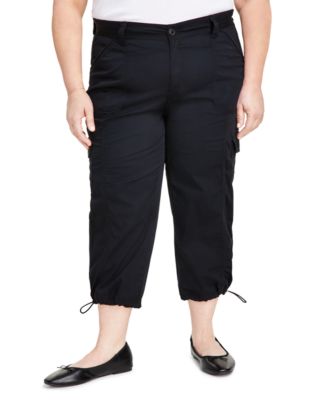Plus Size Cargo Capri Pants, Exclusively at Macy's