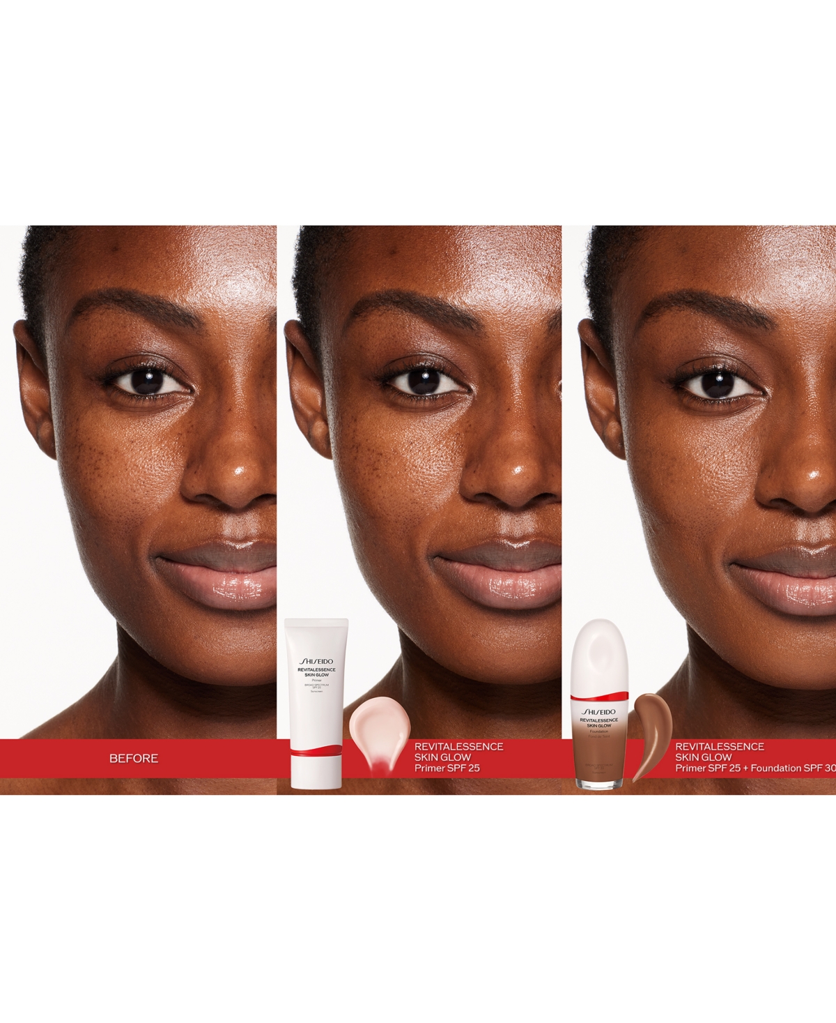 Shop Shiseido Revitalessence Skin Glow Primer Spf 25 In No Color