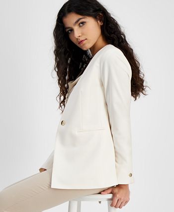Macys womens white clearance coats