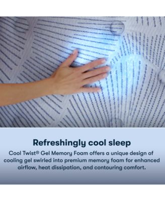 Perfect Sleeper Blue Lagoon Night 12" Firm Mattress Set, Queen Split