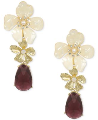 Macy's - Flower Show Floral Earrings