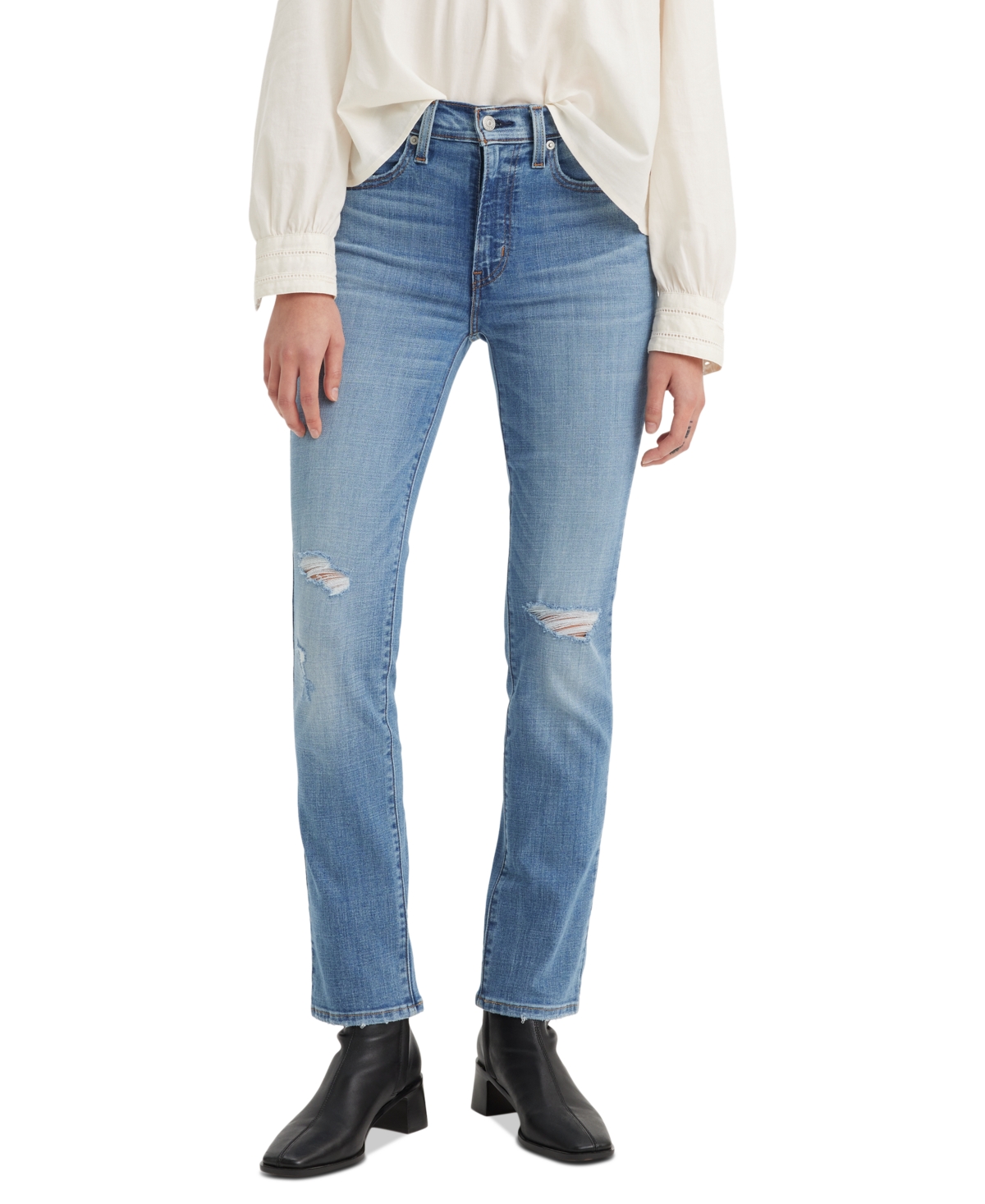 LEVI'S WOMEN'S 724 STRAIGHT-LEG JEANS 