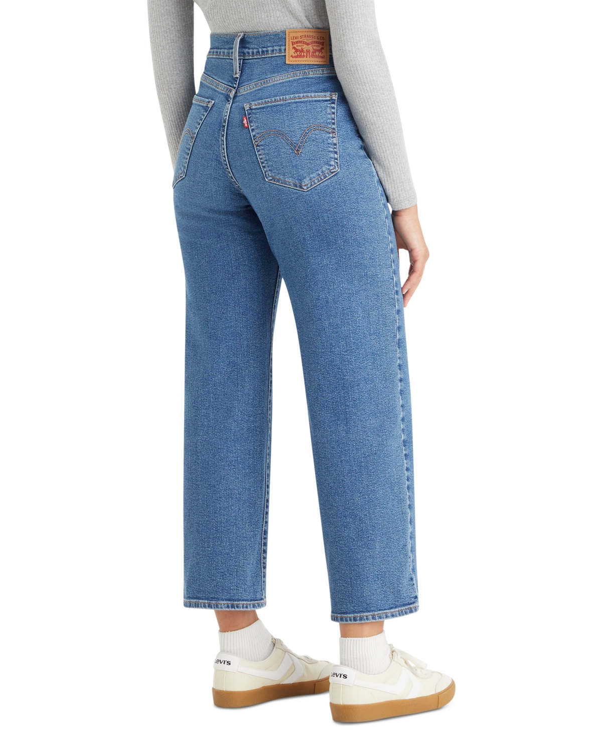 Levi s Women s High Rise Wide Leg Ripped Jeans Add By Ambrey Smart Closet