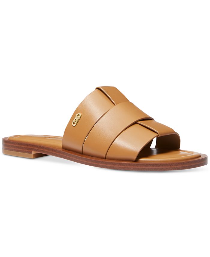 Michael Kors Women s Ryland Slide Flat Sandals Macy s