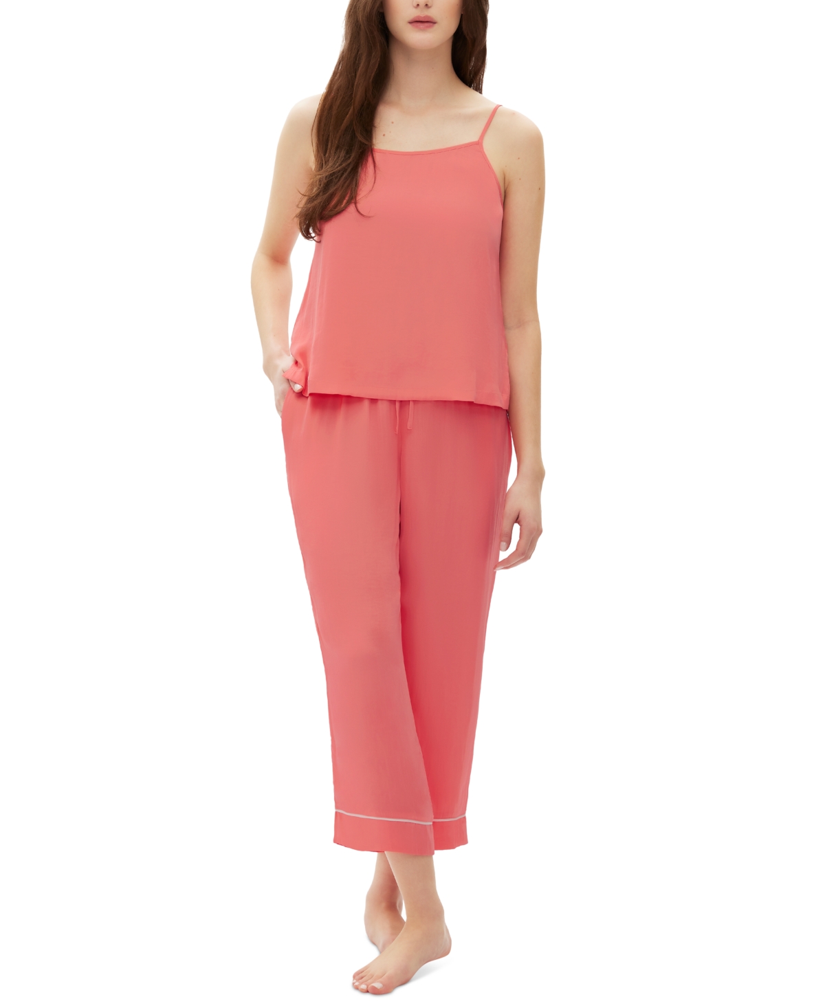 Shop Gap Women's 2-pc. Sleeveless Camisole Pajamas Set In Cipid Pink
