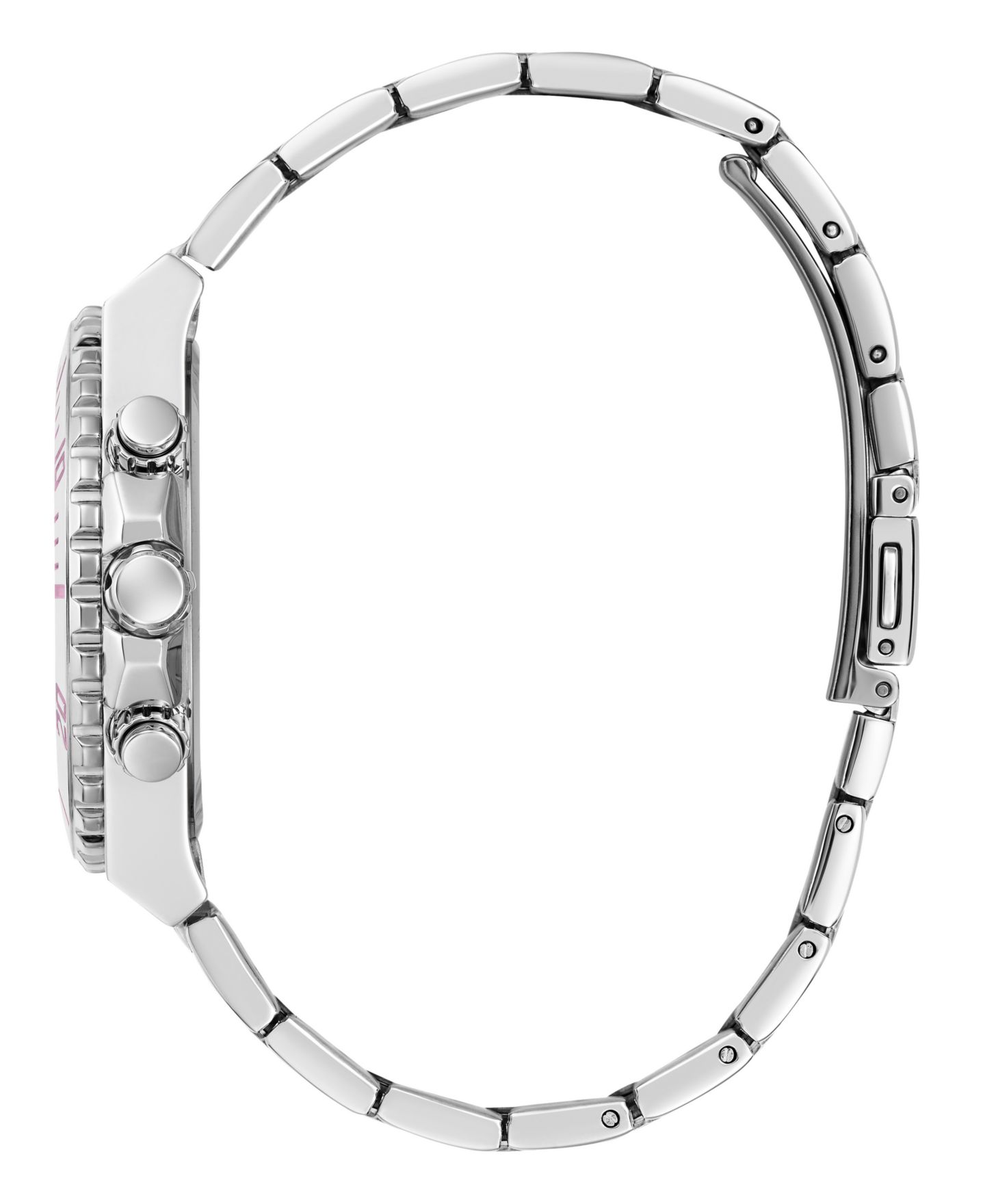 Женские часы GUESS Analog Silver-Tone Stainless Steel Watch 38mm — фото 2