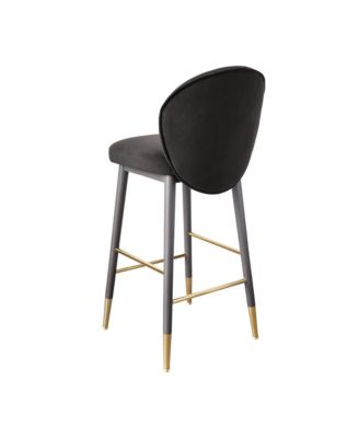 1 Pc. Velvet Barstool