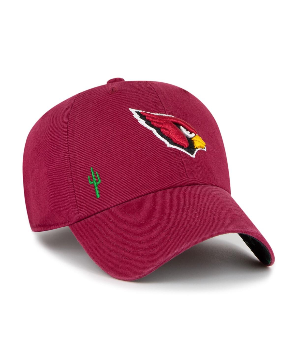 Women's '47 Brand Cardinal Arizona Cardinals Confetti Icon Clean Up Adjustable Hat - Cardinal