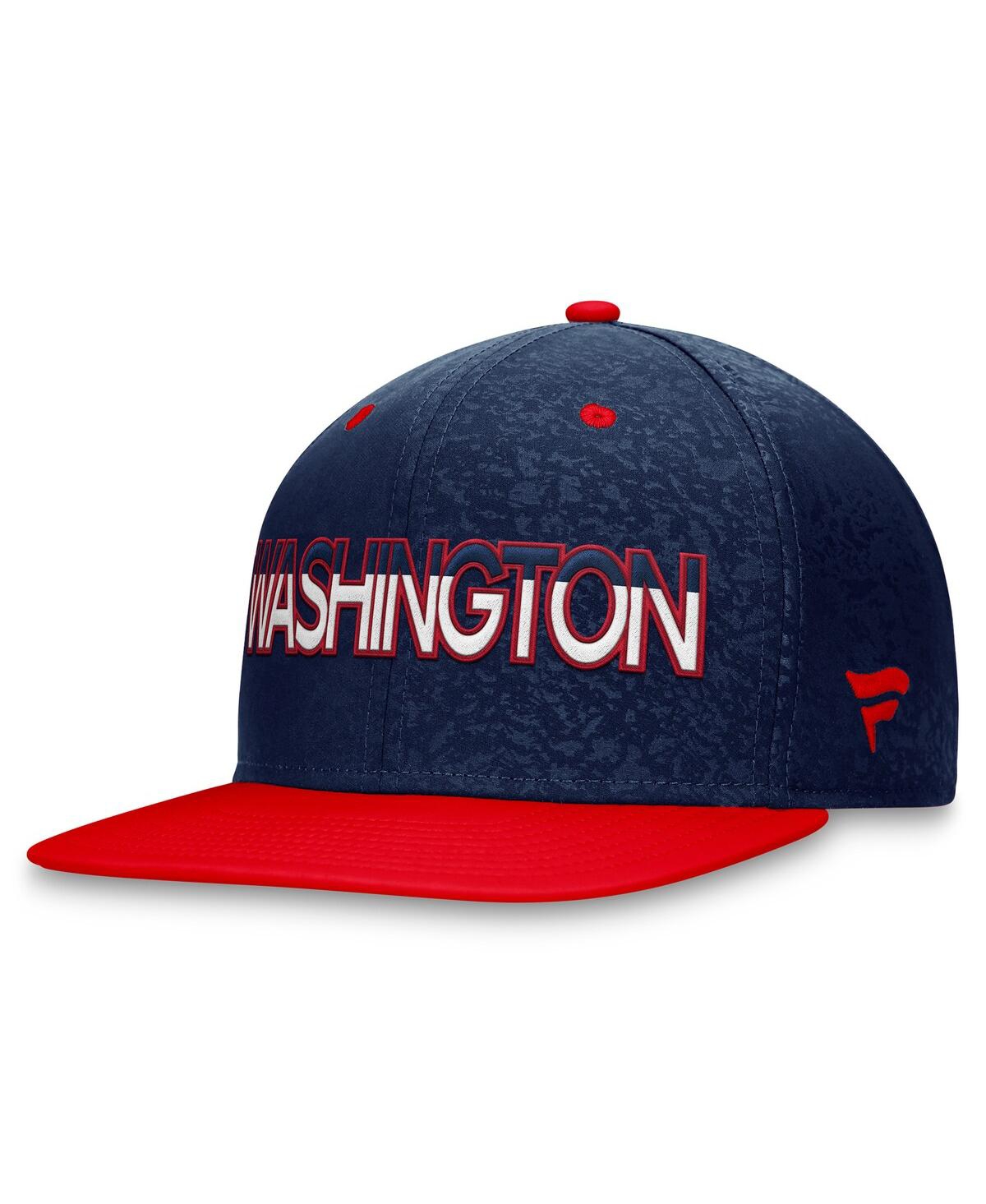 Men's Fanatics Red Washington Capitals Authentic Pro Rink Two-Tone Snapback Hat - Red