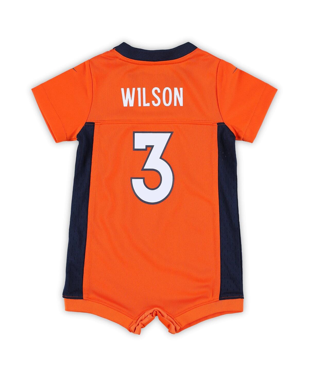 Baby Boys and Girls Nike Russell WilsonDenver Broncos Game Romper Jersey - Orange