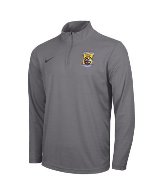 Men's Charcoal Air Force Falcons Rivalry Intensity Quarter-Zip Pullover Top