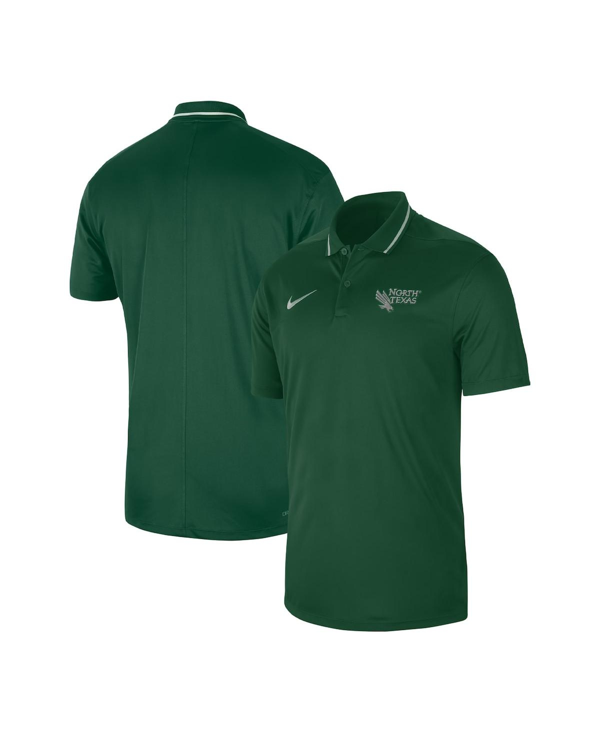 NIKE MEN'S NIKE KELLY GREEN NORTH TEXAS MEAN GREEN 2023 SIDELINE COACHES PERFORMANCE POLO SHIRT