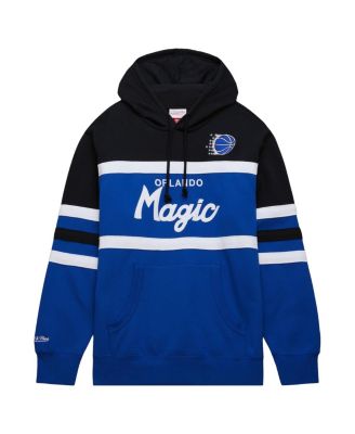 Men's Blue, Black Orlando Magic Head Coach Pullover Hoodie