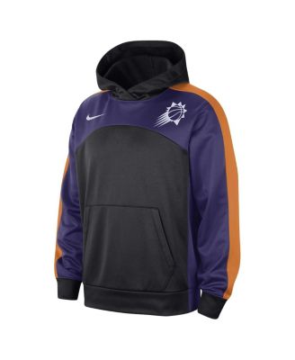 Men's Black, Purple Phoenix Suns Authentic Starting Five Force Performance Pullover Hoodie