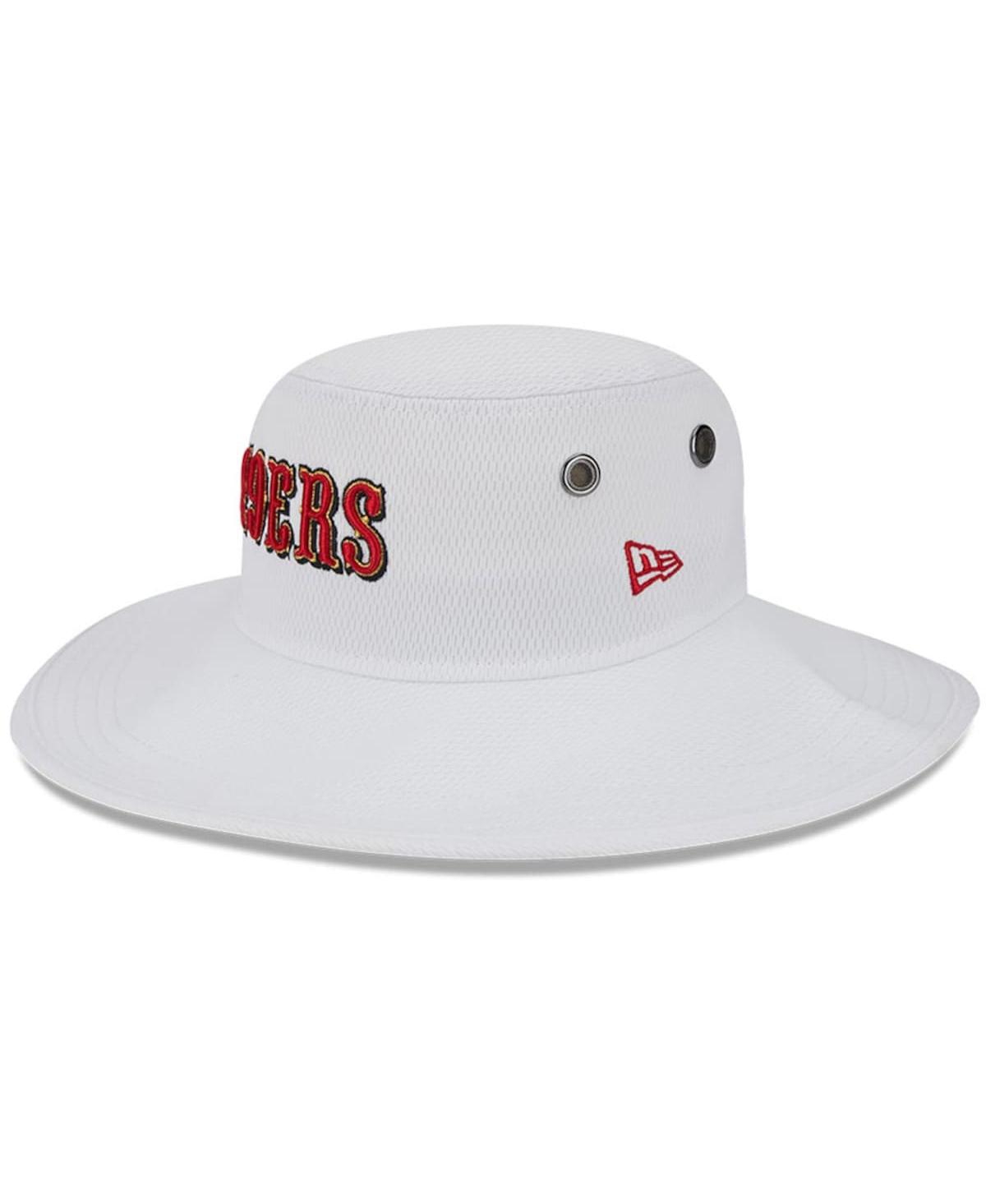 NEW ERA MEN'S NEW ERA WHITE SAN FRANCISCO 49ERS 2023 NFL TRAINING CAMP PANAMA BUCKET HAT 