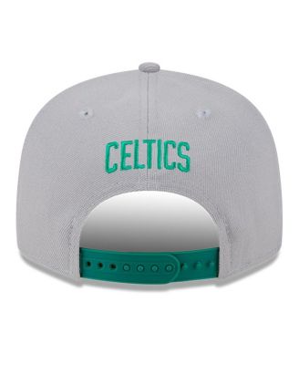 Men's Gray Boston Celtics Chenille Band 9FIFTY Snapback Hat