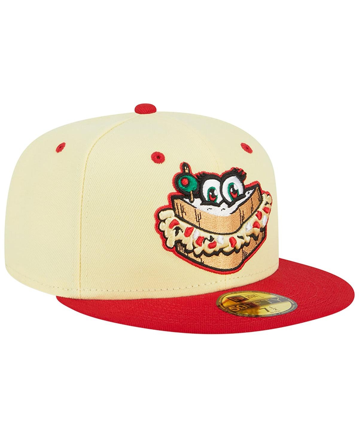 Men's New EraAugusta GreenJackets Theme Nights Augusta Pimento Cheese 59FIFTY Fitted Hat - Yellow