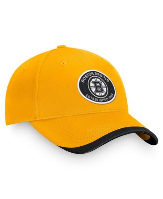 Men's Gold Boston Bruins Fundamental Adjustable Hat