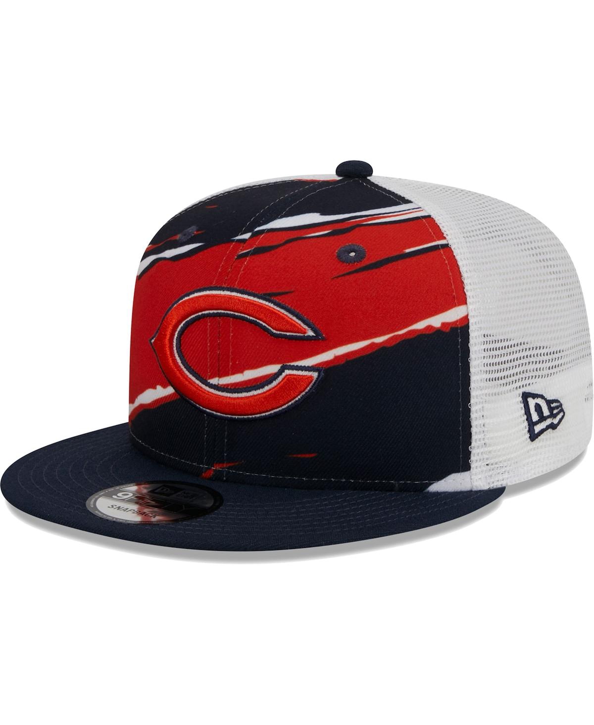 Men's New Era Navy Chicago Bears Tear Trucker 9FIFTY Snapback Hat