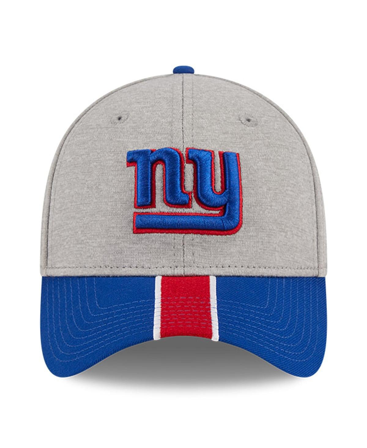 Men's New Era Royal New York Giants Striped 39THIRTY Flex Hat - Royal