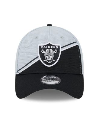 Men's Gray, Black Las Vegas Raiders 2023 Sideline 39THIRTY Flex Hat