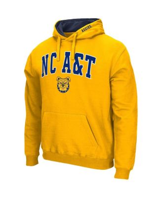 Men's Gold North Carolina A&T Aggies Isle Pullover Hoodie