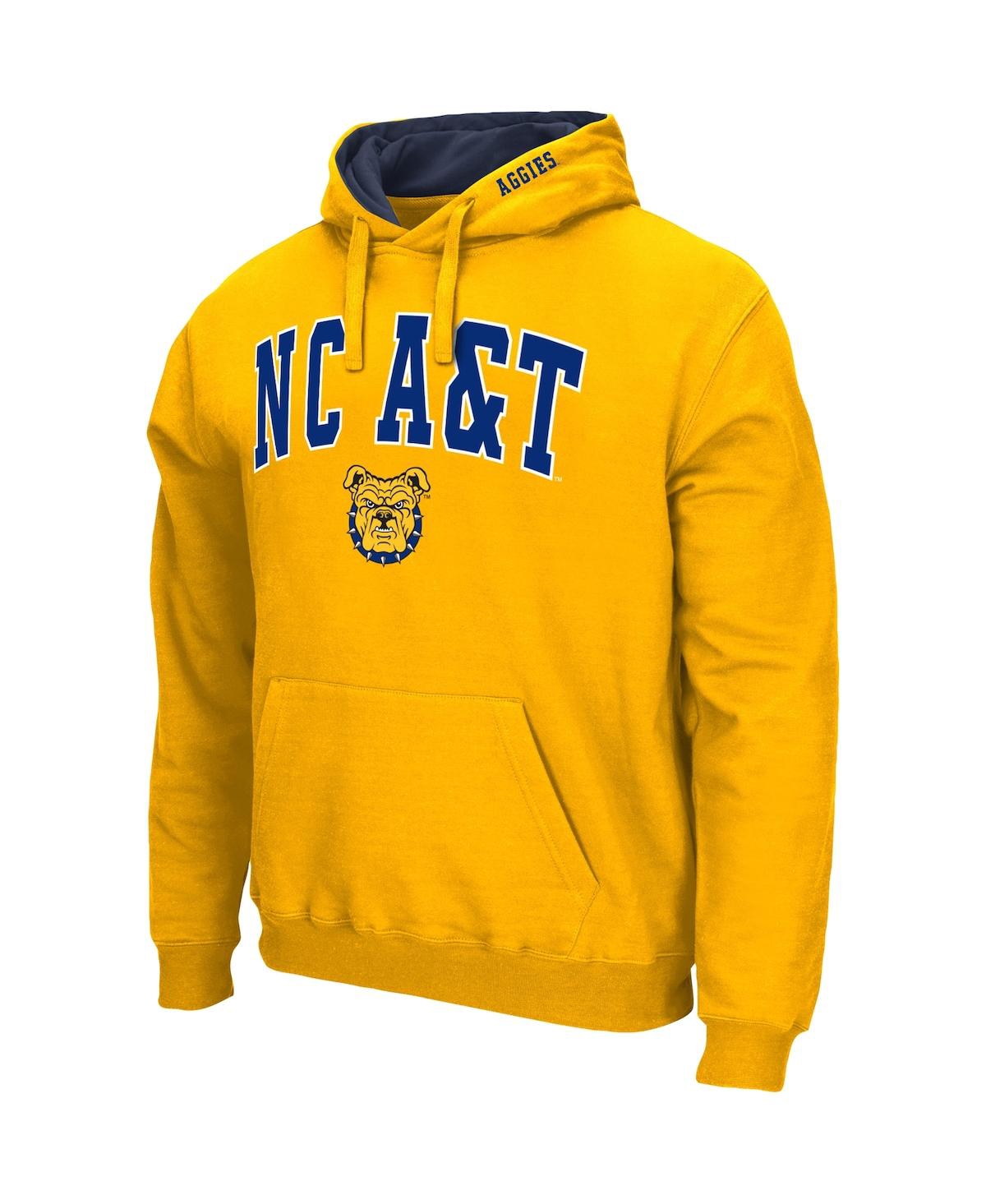 Shop Colosseum Men's  Gold North Carolina A&t Aggies Isle Pullover Hoodie