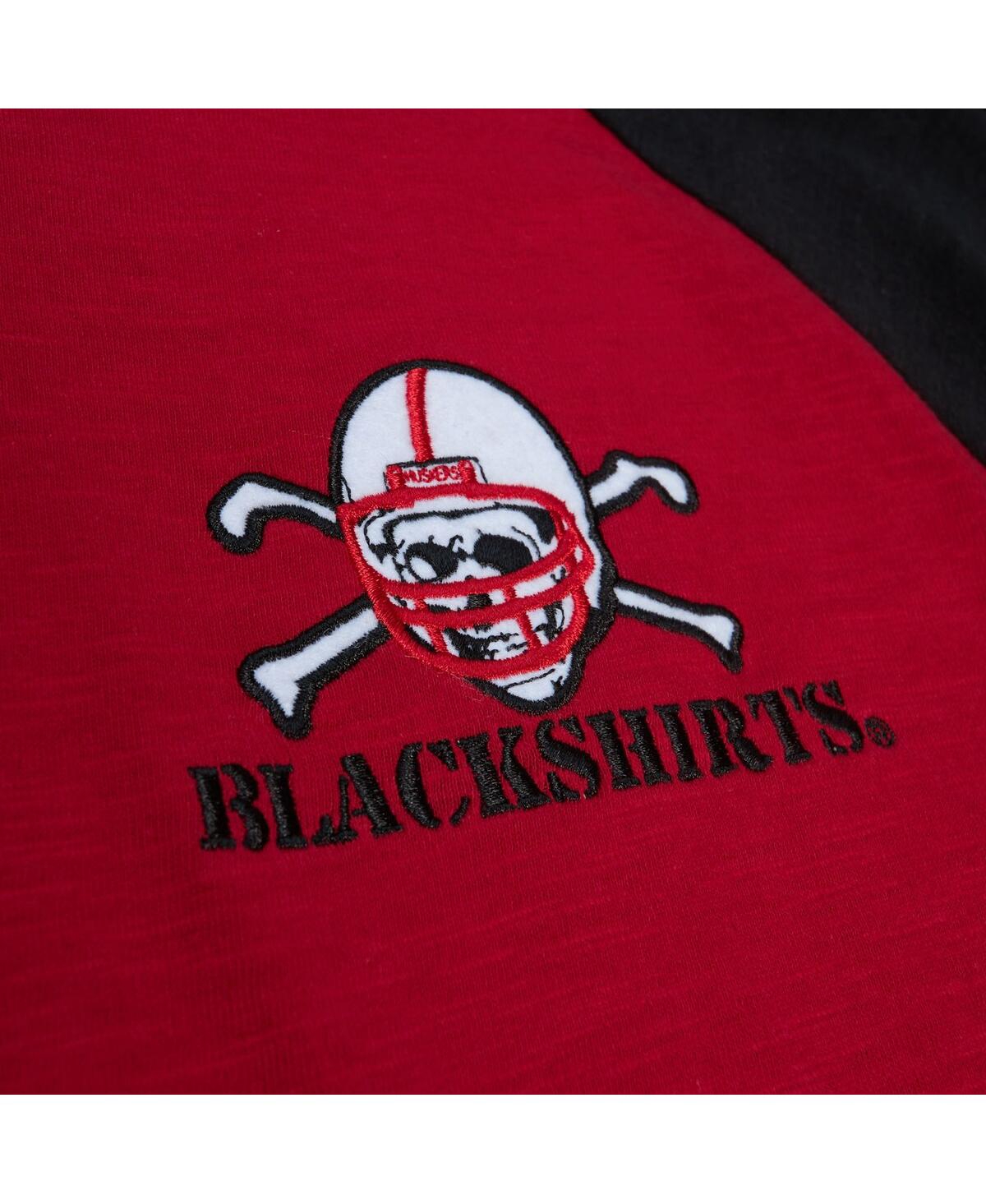 Shop Mitchell & Ness Men's  Scarlet Nebraska Huskers Legendary Slub Raglan Long Sleeve T-shirt