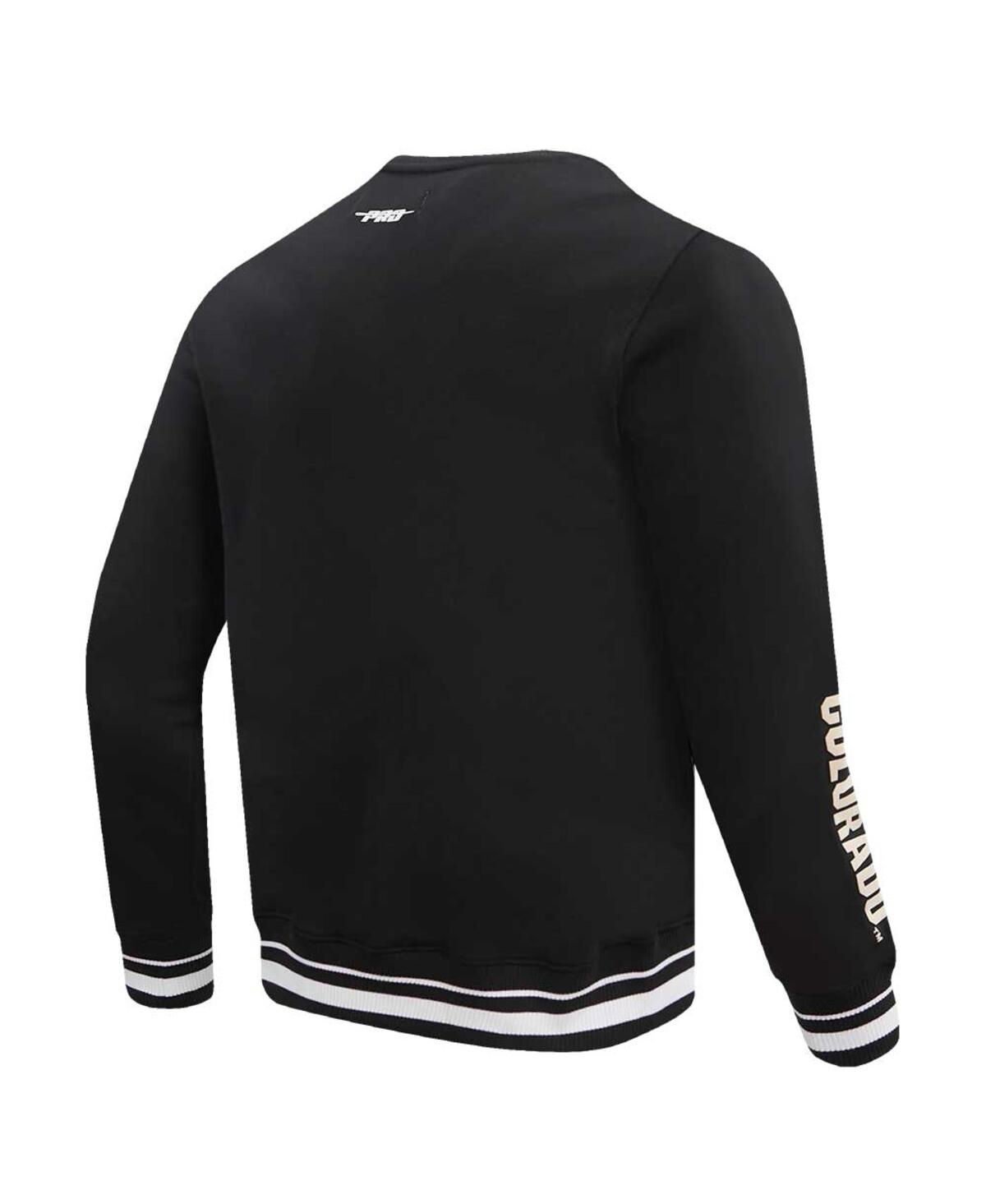 Men's Pro StandardColorado Buffaloes Classic Stacked Logo Pullover Sweatshirt - Black