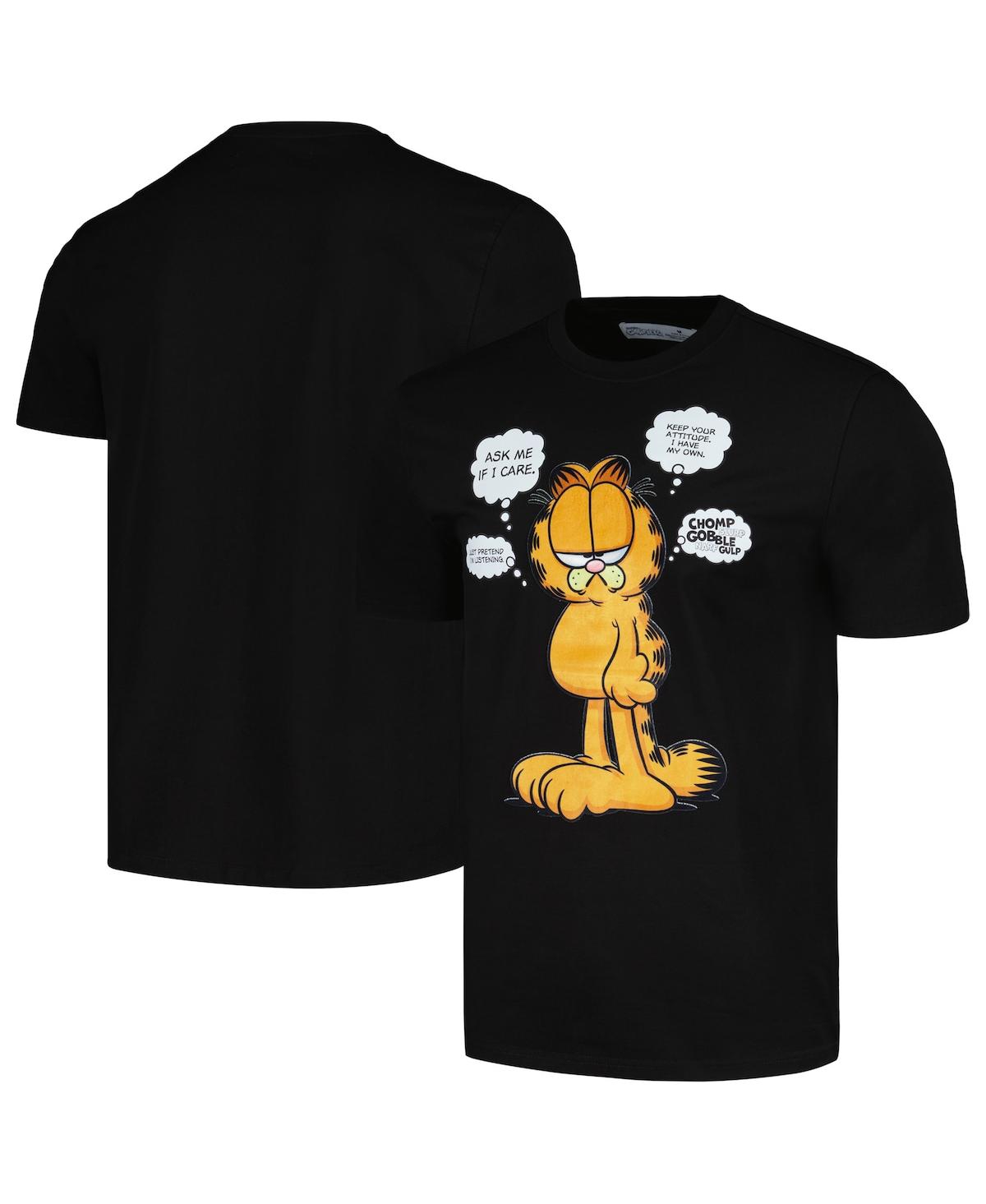 Shop Freeze Max Men's And Women's  Black Garfield Ask Me If I Care T-shirt