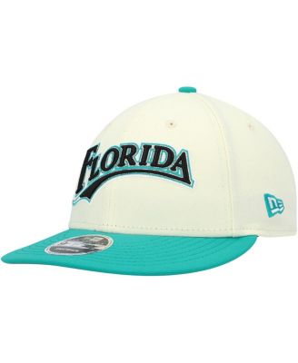 Men's x Felt Cream Florida Marlins Low Profile 9FIFTY Snapback Hat