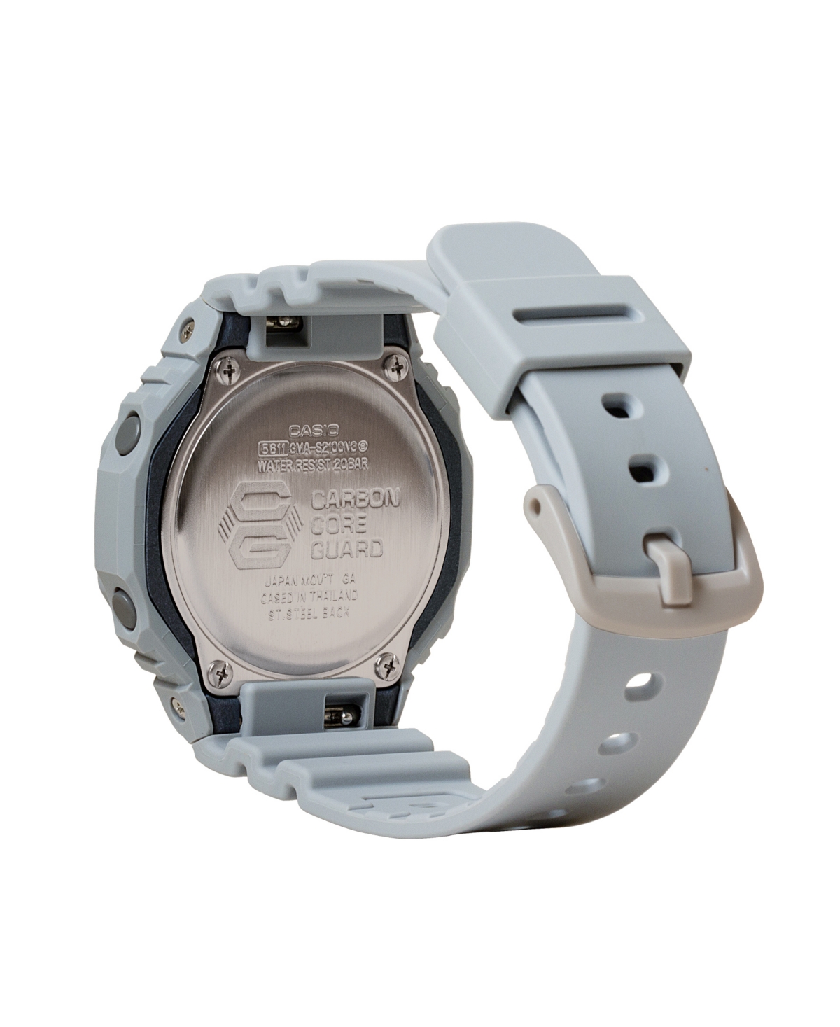 Shop G-shock Women's Analog Digital Gray Resin Watch, 42.9mm, Gmas2100nc8a