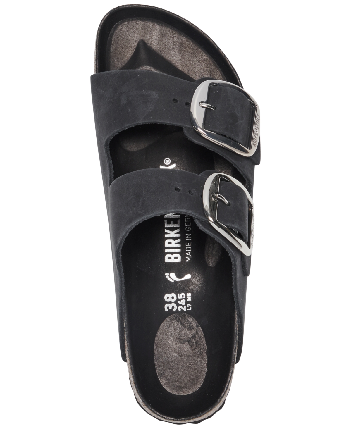 Birkenstock Arizona Big Buckle Slip-on Sandals In Black