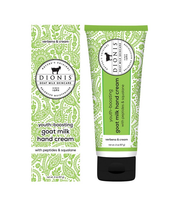 Dionis Verbena & Cream Youth Boosting Goat Milk Hand Cream Macy's