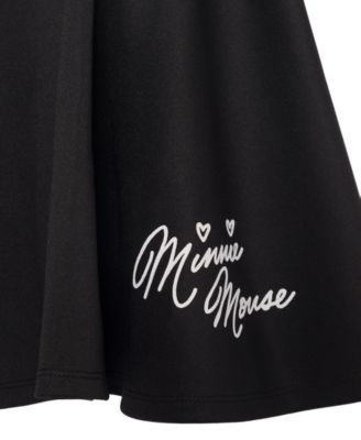 Little Girls Minnie Hearts Short Sleeve T-shirt and Dress, 2 Pc. Set