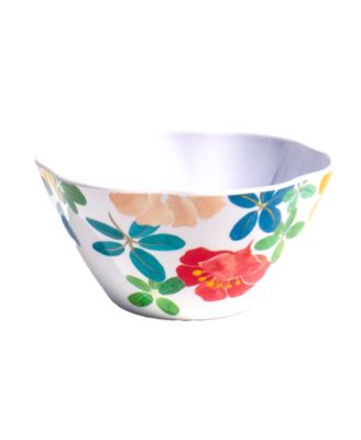 Audrey Floral 6" Cereal Bowls 24 oz, Set of 6, Service for 6