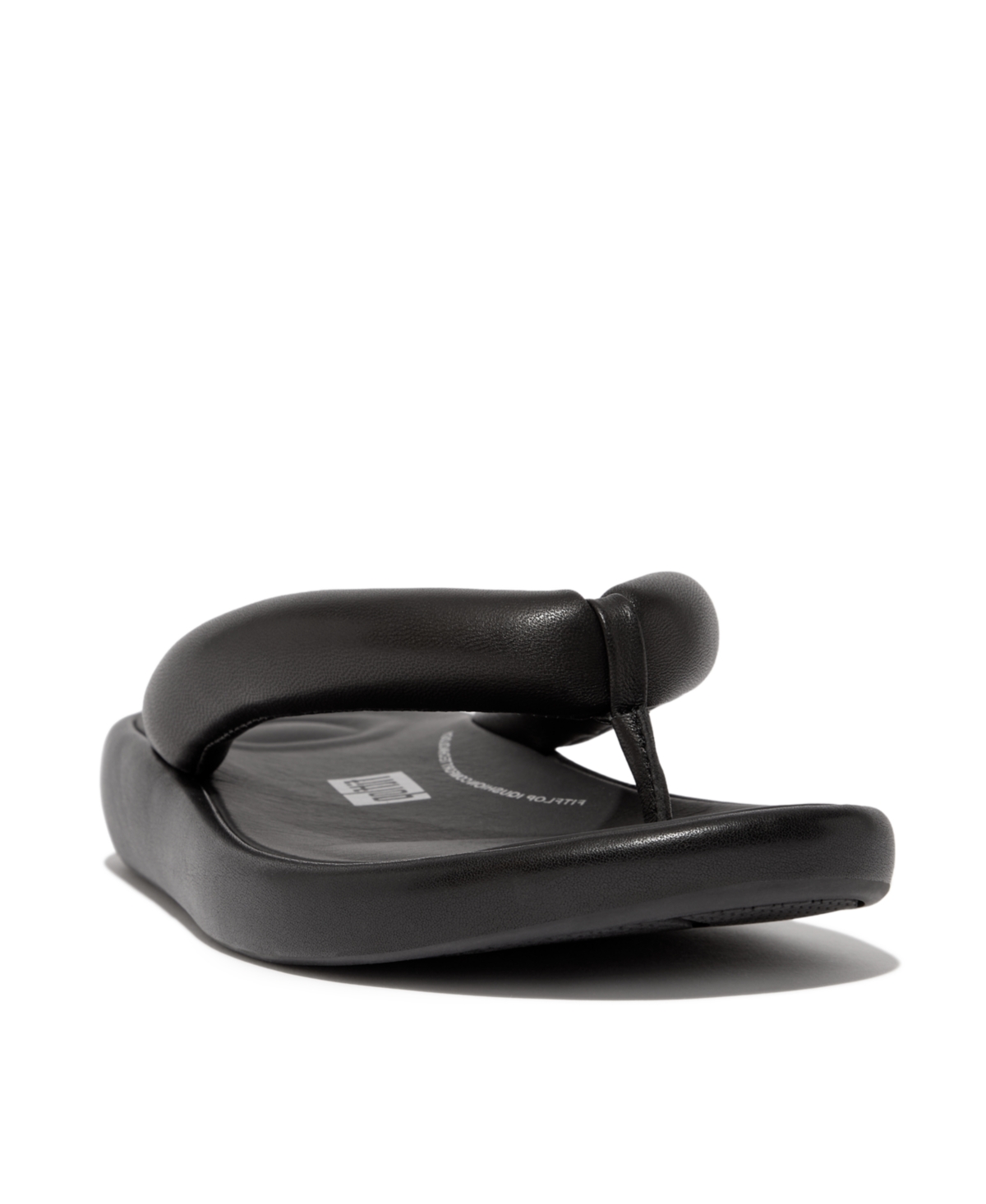 Fitflop Iqushion D-luxe Flip Flop In Black