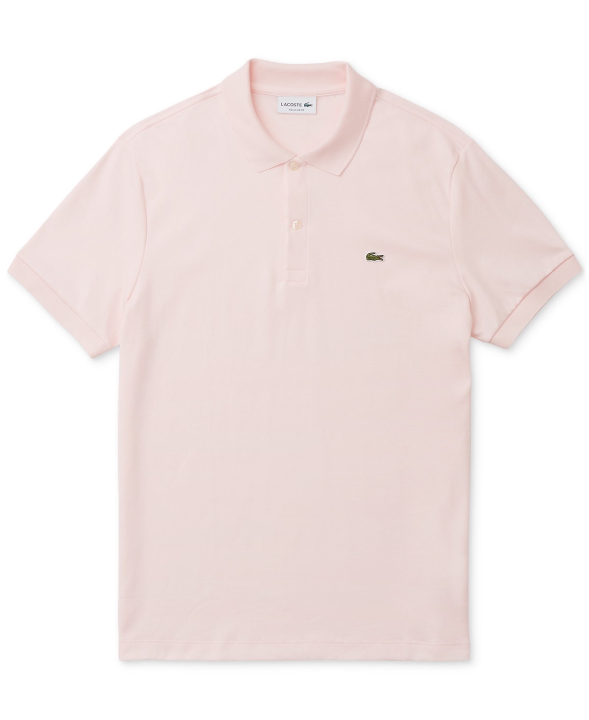 Shop Lacoste Men's  Regular Fit Soft Touch Short Sleeve Polo In Pink