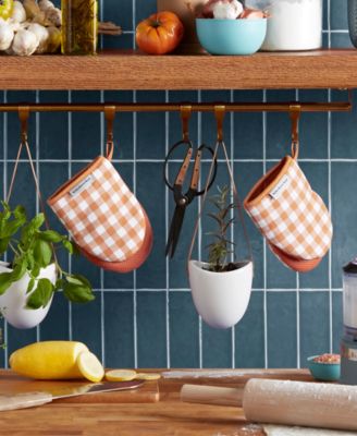 Gingham Mini Oven Mitt 2-Pack Set, 5.5" x 8"
