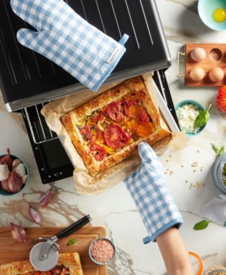 Gingham Oven Mitt 2-Pack Set, 7" x 13"