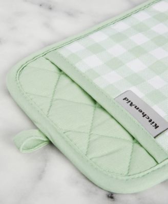 Gingham Pot Holder 2-Pack Set, 7" x 10"